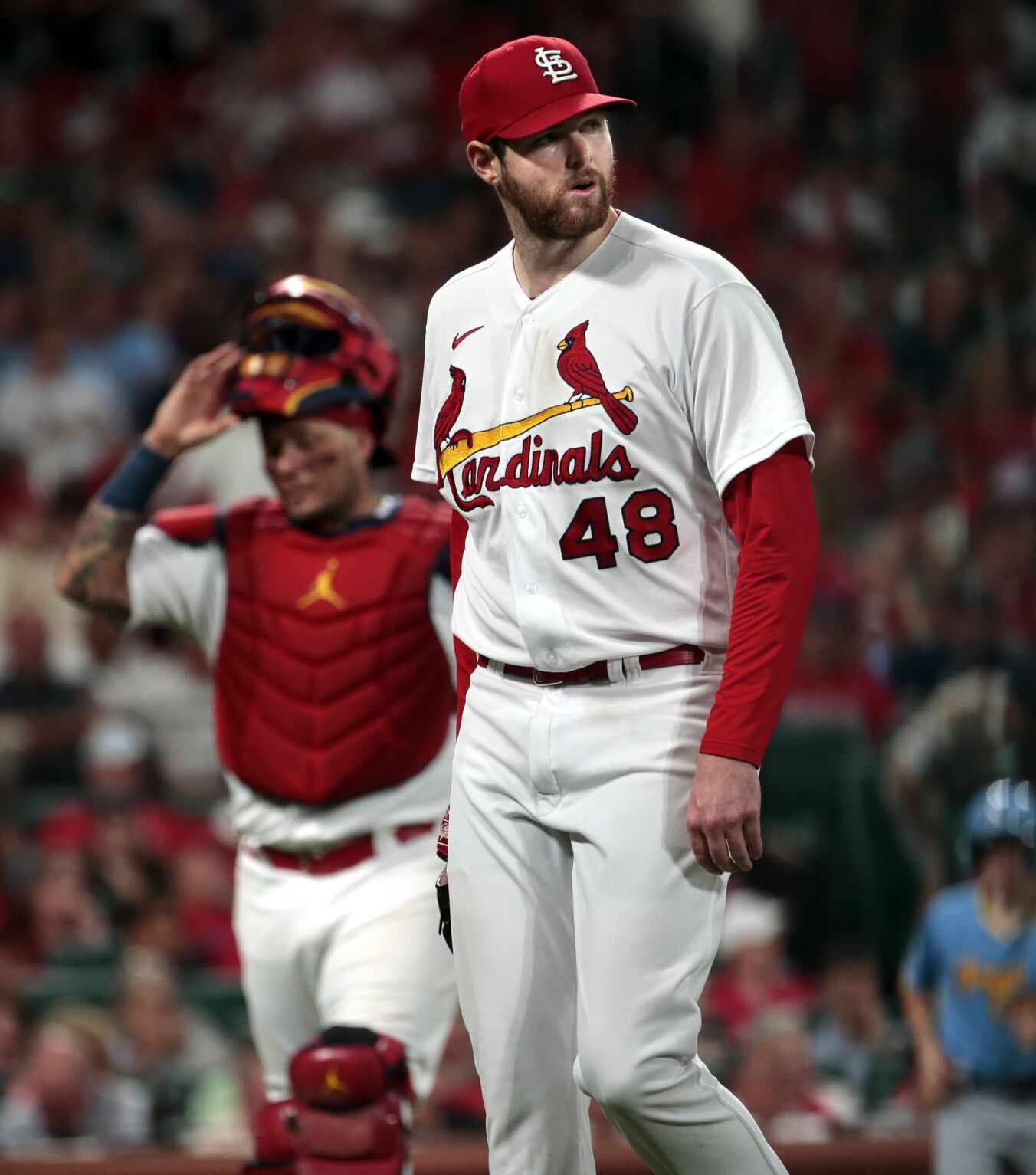 Cardinals, Brewers at Busch